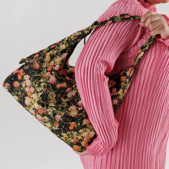 NWT BAGGU Nylon Shoulder Bag - Lantana - Picture 3 of 4